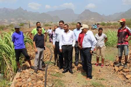 Projeto Raízes recebe visita do Ministro da Economia e Emprego de Cabo Verde