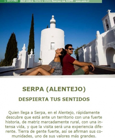 Serpa em destaque na revista espanhola Top Viajes