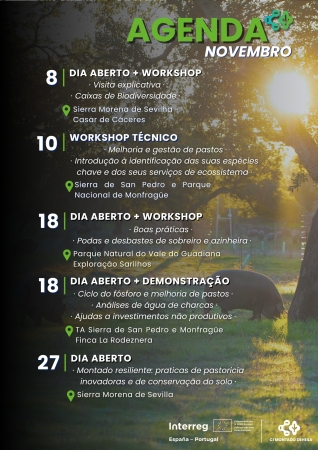 Projeto CI Montado-Dehesa dinamiza ciclo de ações demonstrativas de boas práticas nos montados e dehesas da região transfronteiriça luso-espanhola