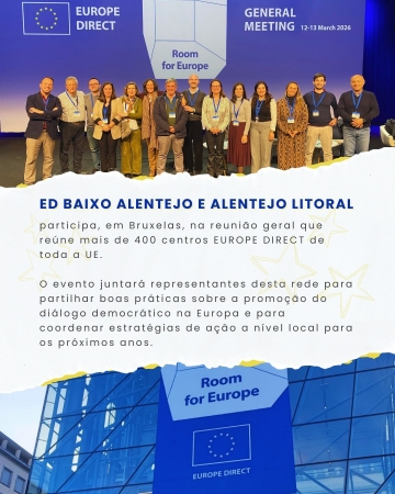 EuropeDirect | EDBAAL participa na reunião ED em Bruxelas