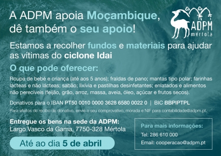 Vamos ajudar Moçambique!