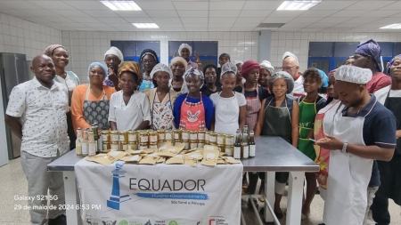 Produtores de São Tomé e Príncipe reforçam as suas competências em Transformação Agroalimentar