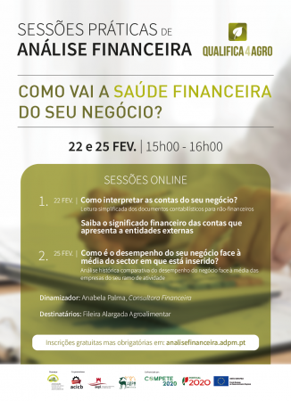 QUALIFICA4AGRO promove sessões práticas online de análise financeira