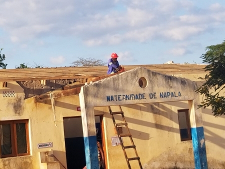 Moçambique: Reconstrução da Maternidade de Napala em Curso
